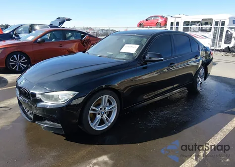 2014 BMW 335I из США, поврежденный, VIN WBA3A9G55ENS64760